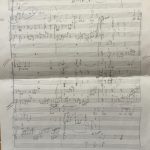 Sheet music associated with Bless Me, Ultima stage production