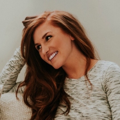 Ashley Hand with head in hand