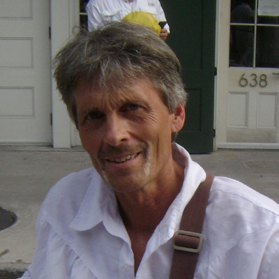George Such in white shirt