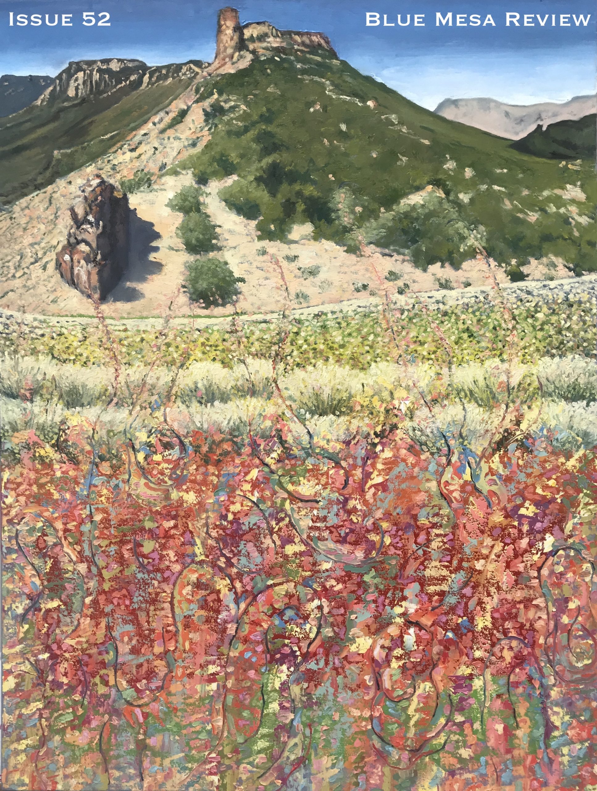 Painting of a yellow towel and a white towel hanging from a kitchen bar.