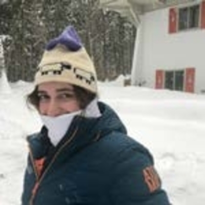 Eliya O. Smith in the snow